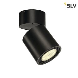 LED Ceiling luminaire SUPROS CL Indoor, round, 60 reflector, 36W, CRI90, 4000K, 3520lm, black