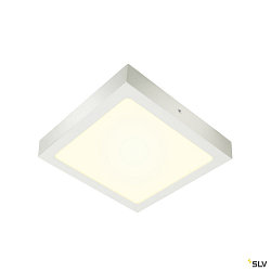 LED Vg-/Loftlampe SENSER 24 CW, firkantet, 15W, 1200lm, IP20, hvid, 4000K
