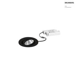 recessed luminaire LAKIL-R round, swivelling, for VDU workstation, Dim-To-Warm, set of 1 IP20