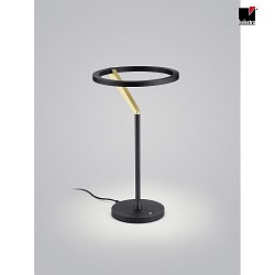 table lamp ELARA with switch LED IP20, gold, black dimmable