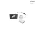recessed luminaire ABACO SQUARE swivelling, DALI controllable, tunable white IP44